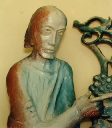 Elijah harvesting grapes