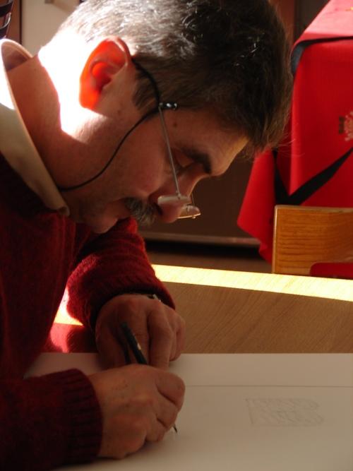 Isidoro Dal Col working